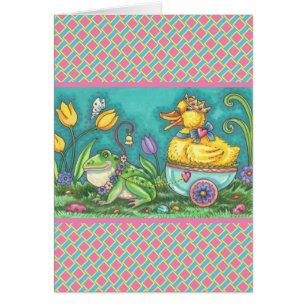 BULLFROG & DUCK PRINCE EASTER GREETCARD Verse