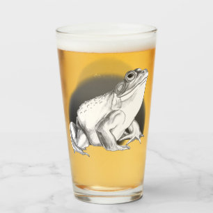 Bullfrog Glasses Personalisiert Frog Art Brillen Glas