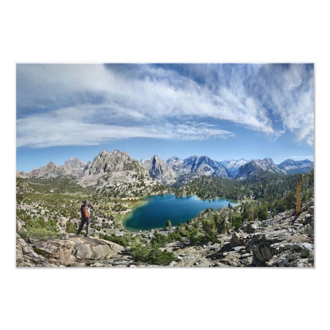 Bullfrog Lake and Kearsarge Pass - Sierra Fotodruck (Vorne)