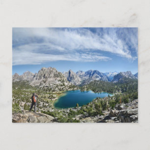 Bullfrog Lake and Kearsarge Pass - Sierra Postkarte