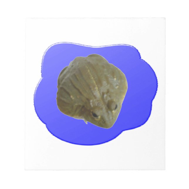 Bullfrosch im Pond Notepad Notizblock (Vorderseite)