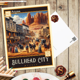 Bullhead City, Arizona   Vintage Postkarte