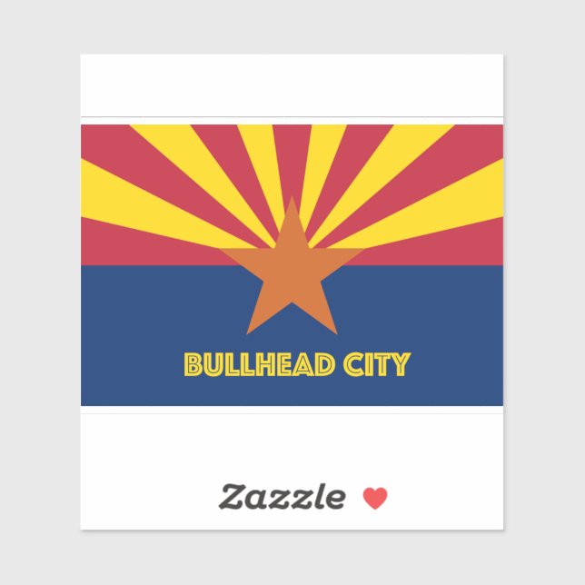 Bullhead City Aufkleber (Blatt)