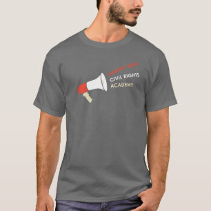 Bullhorn auf genordentlichen Grau T-Shirt