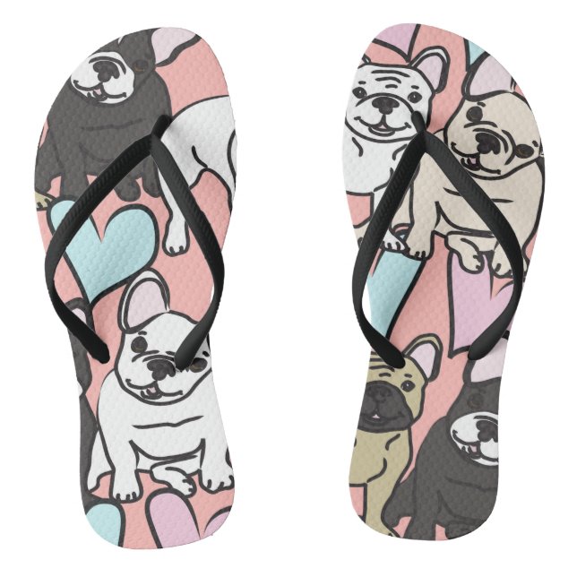 Bullhunde Flip Flops (Fußbett)