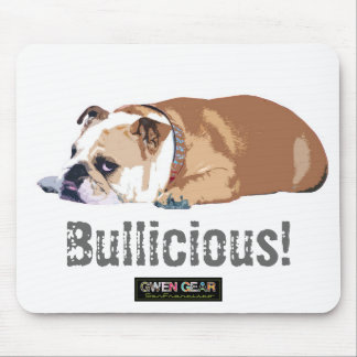 Bullicious englische Bulldoggen-Mausunterlage Mousepad