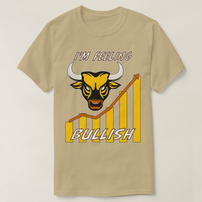 Bullische Börsenbestände des Gefühls Ix27 m Bulle T-Shirt (Design vorne)