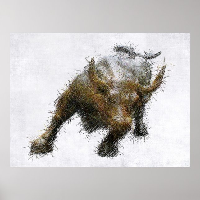 BULLISH AUF DEN MÄRKTEN POSTER (Vorne)