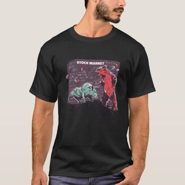 BULLISH und BEARISH Market Trading Kaufen Stock T-Shirt (Vorderseite)