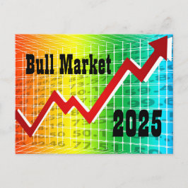 Bullmarkt 2025 postkarte
