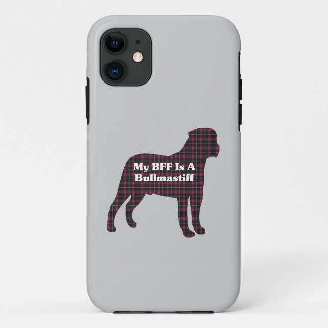 Bullmastiff-BESTE FREUNDIN Case-Mate iPhone Hülle (Rückseite)