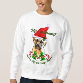 Bullmastiff Christmas Geschenke Sweatshirt