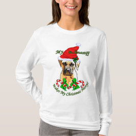 Bullmastiff Christmas Geschenke T-Shirt