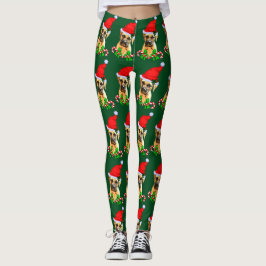 Bullmastiff Dog Christmas Leggings