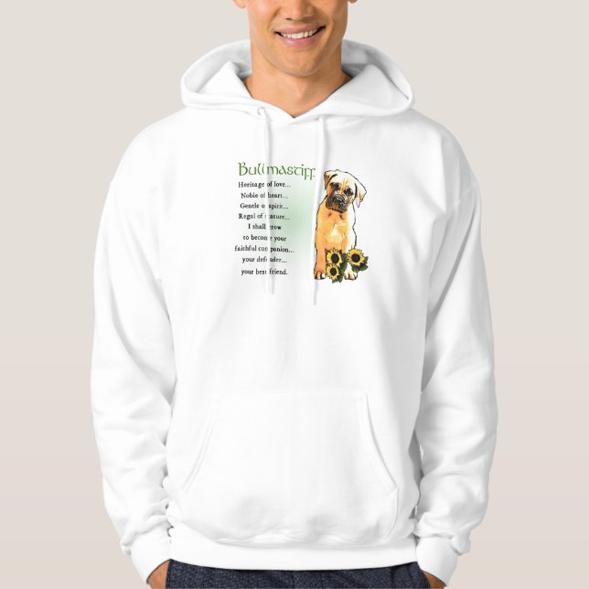 Bullmastiff-Geschenke Hoodie (Vorderseite)