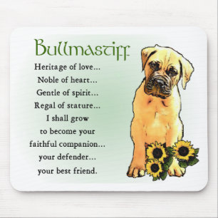 Bullmastiff-Geschenke Mousepad