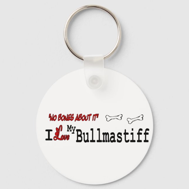 BULLMASTIFF-Geschenke Schlüsselanhänger (Vorderseite)