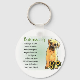 Bullmastiff-Geschenke Schlüsselanhänger