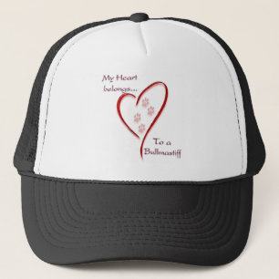 Bullmastiff Heart Belongs Truckerkappe