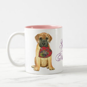 Bullmastiff Hearts Mama Zwei-Tone-Kaffee-Tasse Zweifarbige Tasse