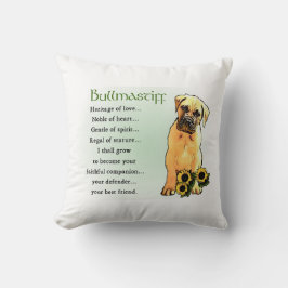 Bullmastiff Heritage of Liebe Geschenke Kissen
