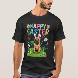 Bullmastiff Hund Fröhliche Ostern Eierjagd Bunny O T-Shirt
