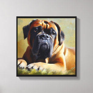 Bullmastiff-Hund Leinwanddruck