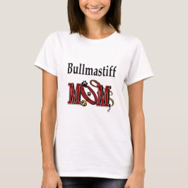 Bullmastiff Hund MAMA T-Shirt