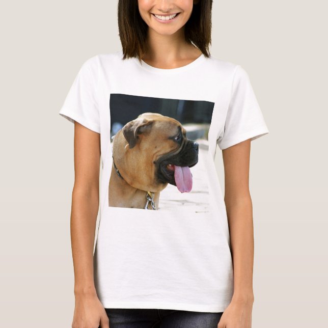 Bullmastiff Hund T-Shirt (Vorderseite)