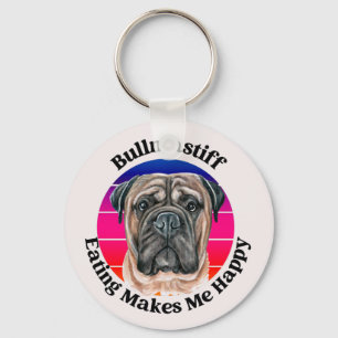 Bullmastiff lustiger Zitat Schlüsselanhänger