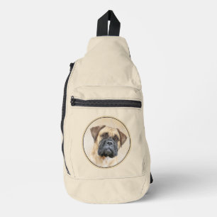 Bullmastiff-Malerei Fawn Red Sable Süße Hundekunst Crossbody Bag