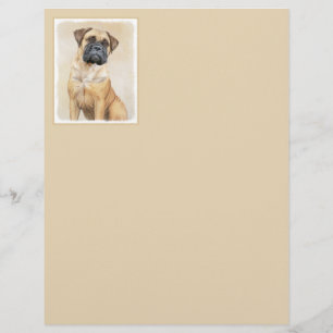 Bullmastiff-Malerei - Niedliche Original Dog Art