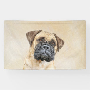 Bullmastiff-Malerei - Niedliche Original Dog Art Banner