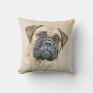Bullmastiff-Malerei - Niedliche Original Dog Art Kissen