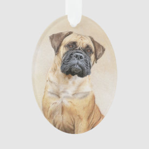 Bullmastiff-Malerei - Niedliche Original Hunde-Kun Ornament