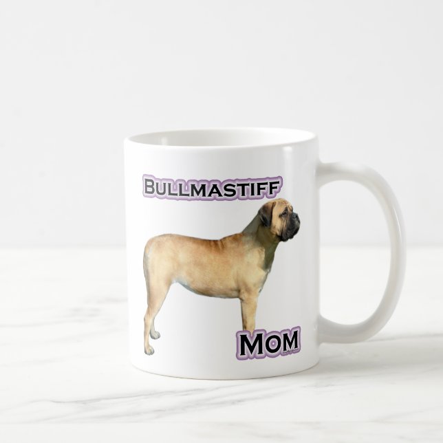 Bullmastiff-Mama 4 Tasse (Rechts)