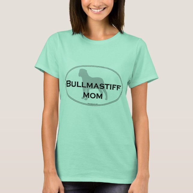 Bullmastiff-Mama T-Shirt (Vorderseite)