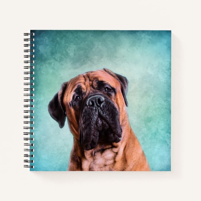 Bullmastiff Notizbuch (Vorderseite)