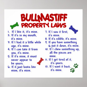 BULLMASTIFF PL2 POSTER