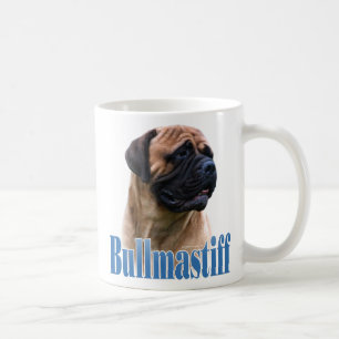 Bullmastiff (rot) Name Tasse