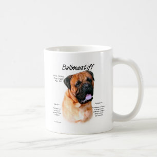 Bullmastiff (roter) Geschichtsentwurf Kaffeetasse
