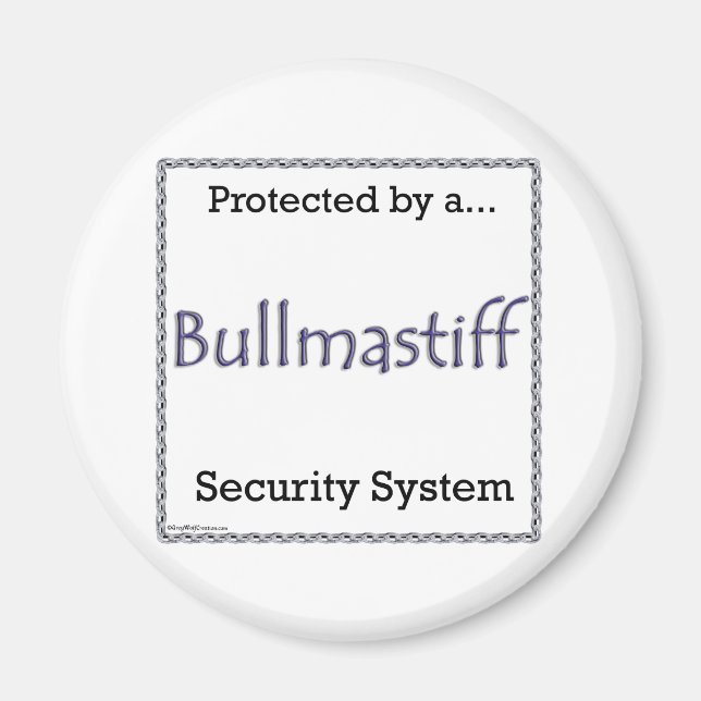 Bullmastiff Security System - Magnet (Vorne)