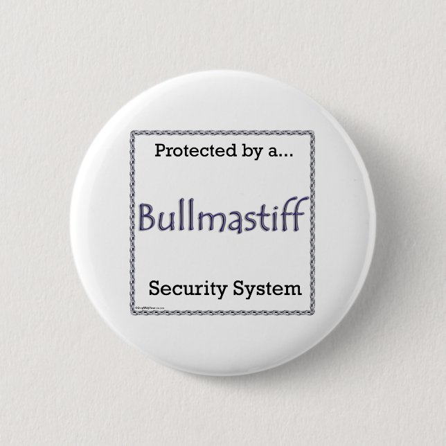 Bullmastiff Security System - Schaltfläche Button (Vorderseite)