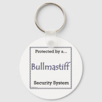 Bullmastiff Security System Schlüsselanhänger