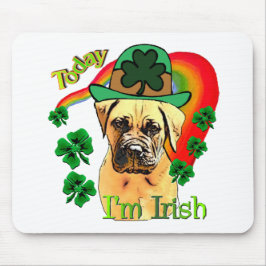 Bullmastiff St Patricks Day Mousepad