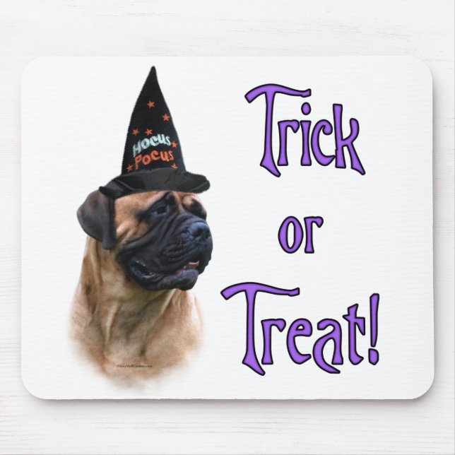 Bullmastiff Trick Mousepad (Vorne)