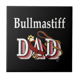 Bullmastiff Vater Fliese