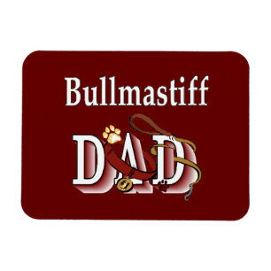 Bullmastiff Vater Magnet