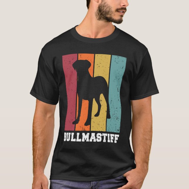 Bullmastiff Vintage  2 T-Shirt (Vorderseite)
