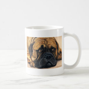 Bullmastiff wartete - Hundezucht-Kunst Tasse